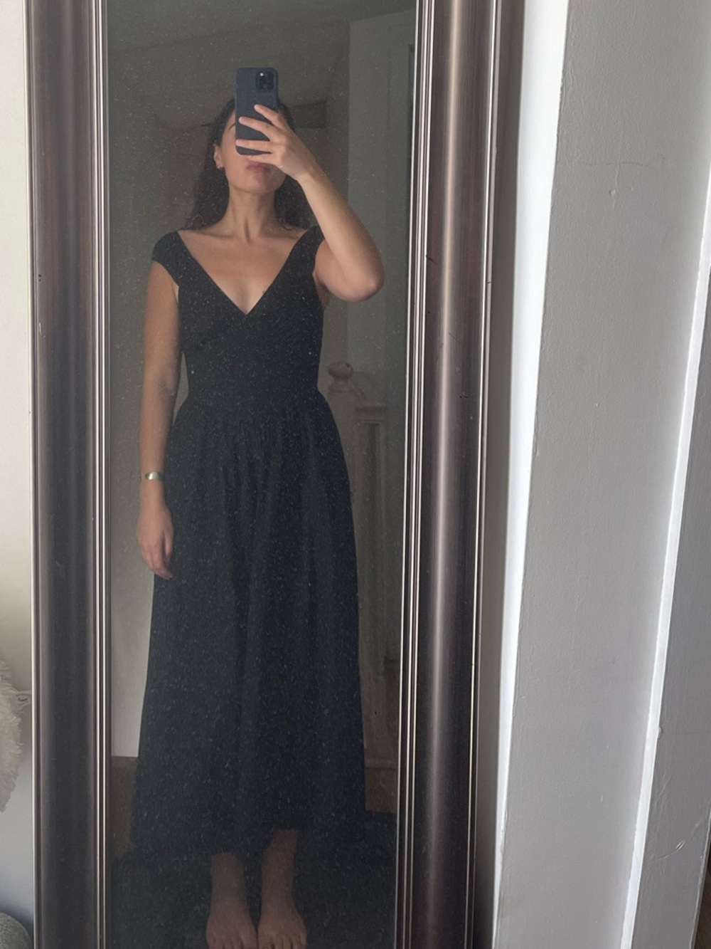 Abercrombie & Fitch Cap Sleeve Corset Midi Dress - Picture 2 of 6